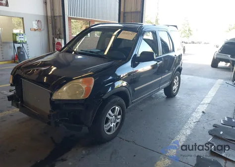 2002 Honda Cr-V Ex из США, поврежденный, VIN SHSRD78862U008535